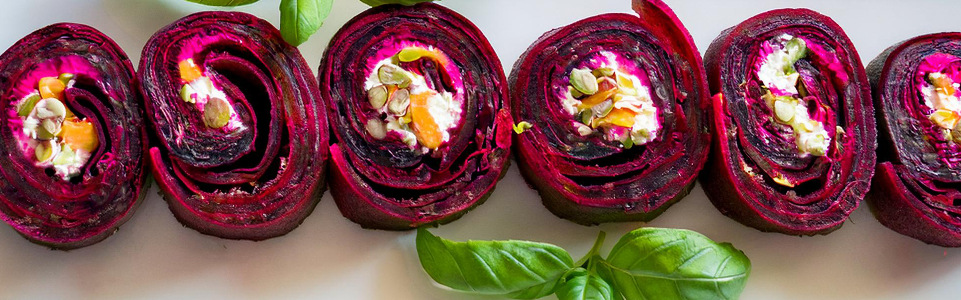 Beetroot Cheese Rolls – A Colorful and Sophisticated Dish  Beetroot Cheese Rolls – A Colorful and Sophisticated Dish
